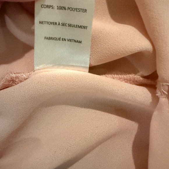 Lush Blush Pink V-Neck Tunic Top Lightweight Size XS - Picture 6 of 6